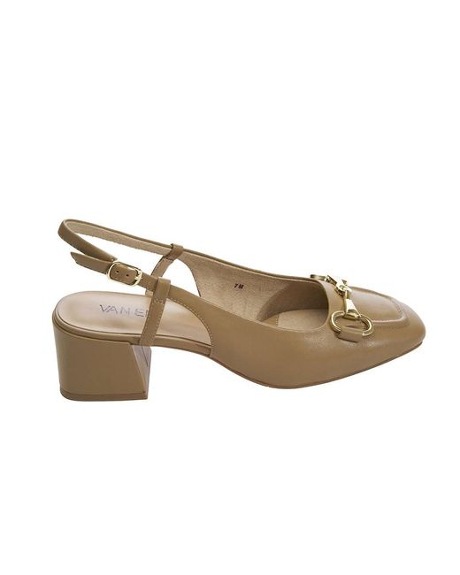 Vaneli Natural Darrel (Camel Nappa) High Heels