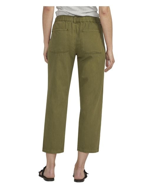 Jag Jeans Green Chino Tailored Crop Pant