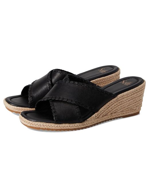 Söfft Black Indie Sandals 10 M (B) Leather
