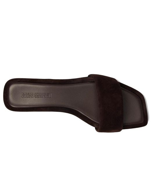 Steve Madden Black Lumina Sandals, Synthetic