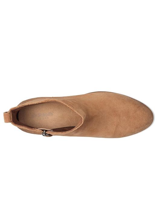 Dr. Scholls Brown Anya Zip Short Boots Boots, Leather/Suede