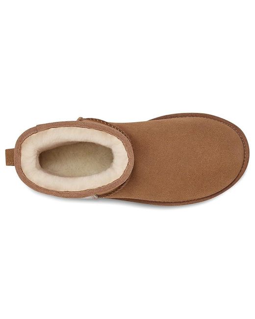 Ugg Brown Classic Mini Side Logo Shoes 1 7 B