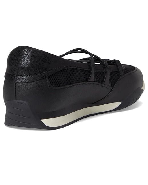 Naturalizer Black Tallulah Flat Shoes Leather/Mesh 6 M (B) Leather/Synthetic/Textile