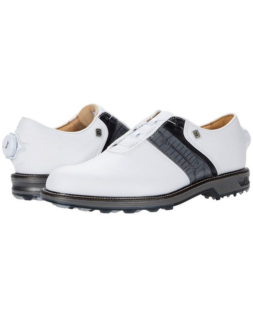 Footjoy Black Premiere Series - Packard Boa Golf Shoes for men