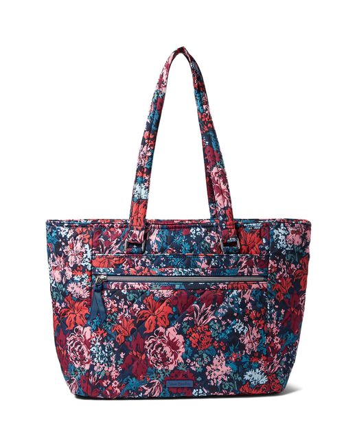 Vera Bradley Cotton Performance Twill Work Tote in Red Lyst