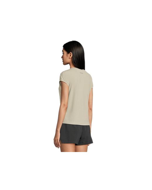 Columbia Black Boundless Trektm Short Sleeve T-Shirts Clothing, Elastane/Polyester
