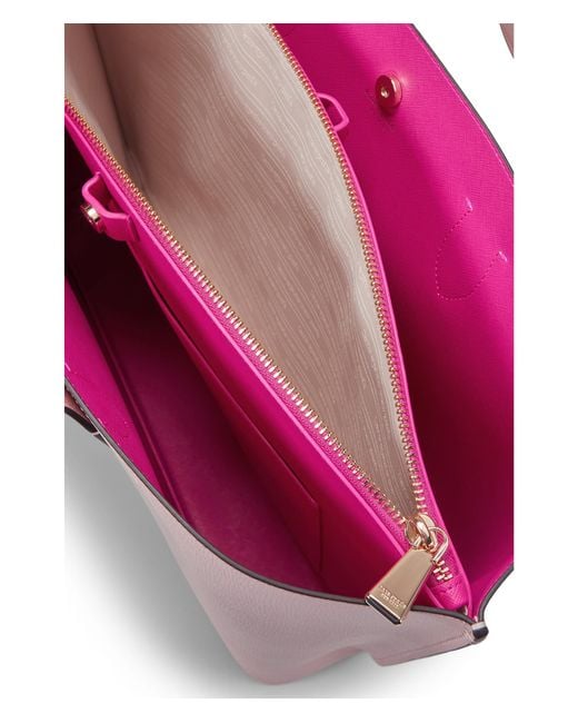 Kate Spade Pink Heinz X Embellished Patent Large Tote