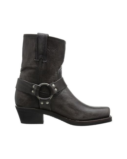 Frye Black Harness 8R (Smoke) Pull-On Boots