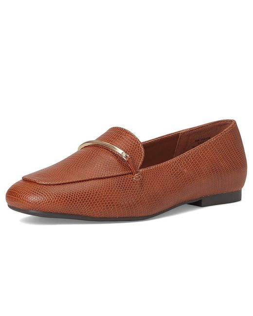Journee Collection Brown Wrenn Flat Shoes, Faux Leather/Synthetic