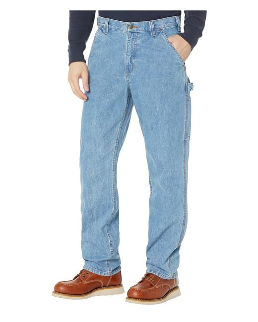 Carhartt Loose Fit Utility Jeans in Blue for Men Lyst