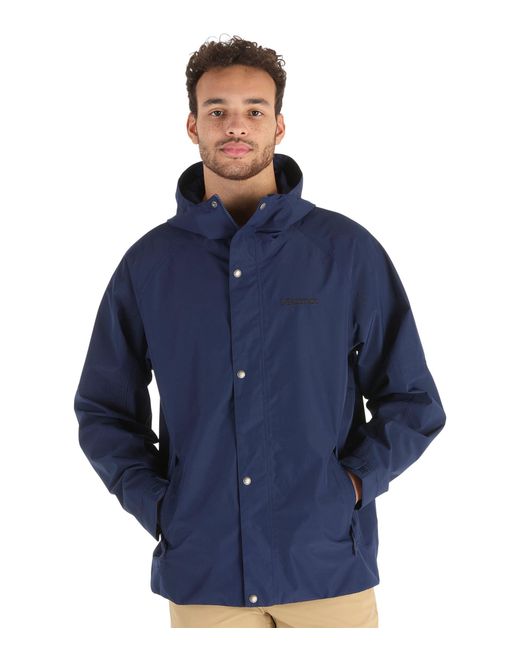 Marmot Blue Cascade Rain Jacket for men