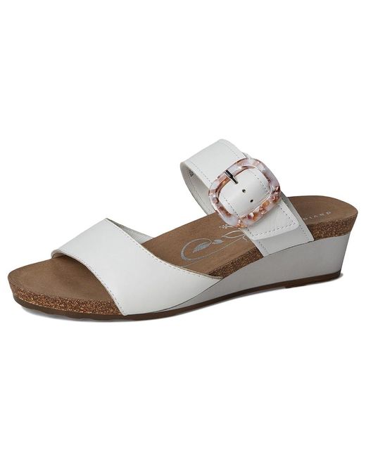 David Tate Gray Fantasy Sandals 8 Ww (Ee)