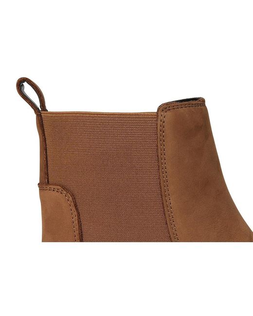 Marc Fisher Brown Farris Boots, Leather/Rubber