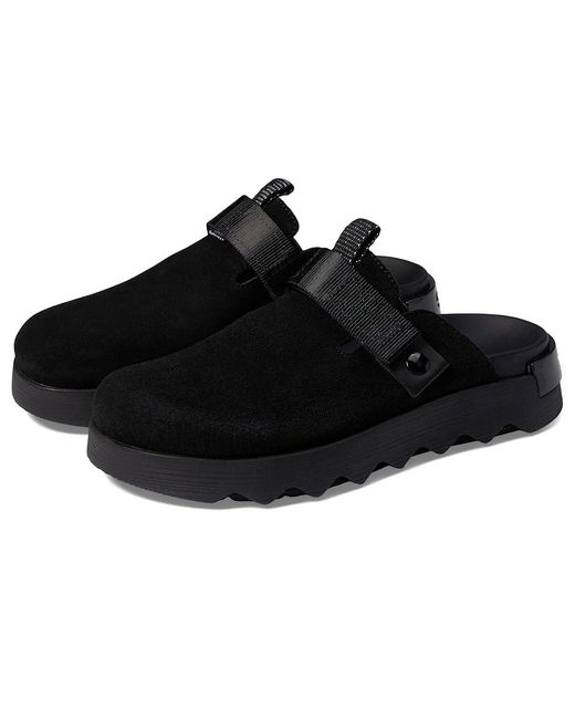 Sorel Black Viibe Clog (/Sea Salt) Shoes