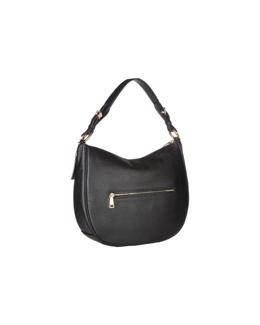 COACH Polished Pebble Leather Sutton Hobo in Gold (Metallic) - Lyst