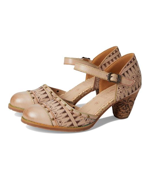 Spring Step Brown Niobella High Heels, Leather