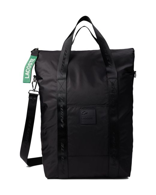 Lacoste Synthetic Large Nylon Tote Bag in Black Save 28 Lyst