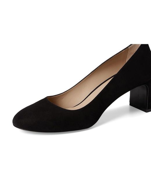 Stuart Weitzman Black Babette Pump 60 Dress Sandals, Leather