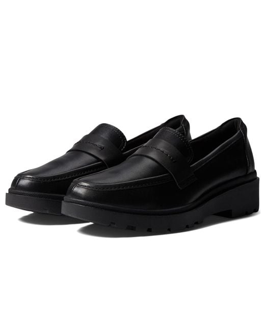 Clarks Leather Calla Ease in Black | Lyst