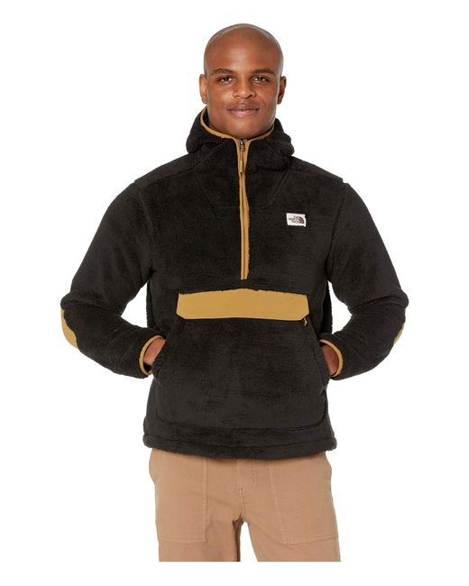 the north face campshire pullover hoodie in black