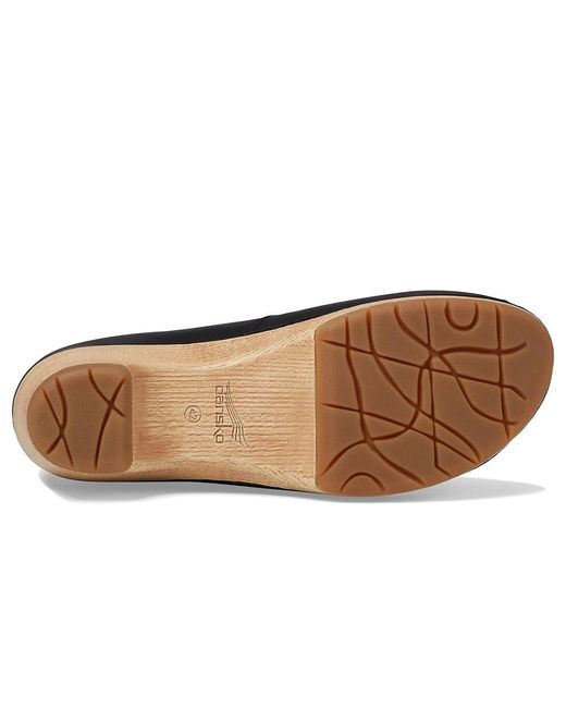 Dansko Black Lilah Flat Shoes Eu 38 (Us 4.5-5