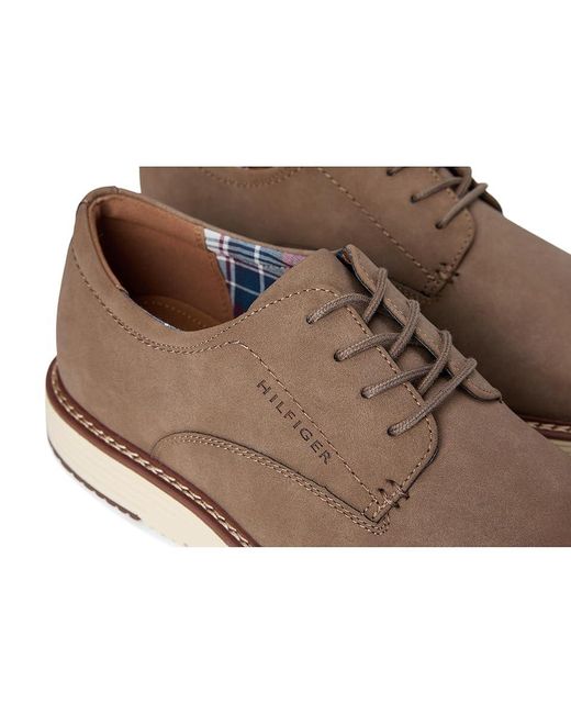 Tommy Hilfiger Brown Hiday Lace-Up Boots 10 D for men