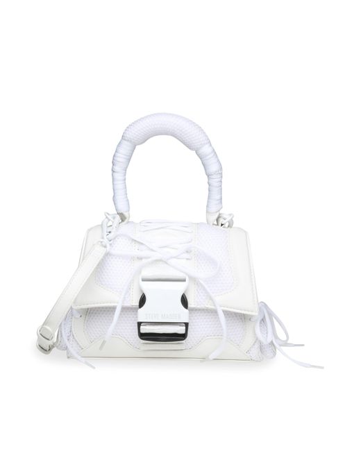 Steve Madden Synthetic Diego Tophandle Bag in White Lyst
