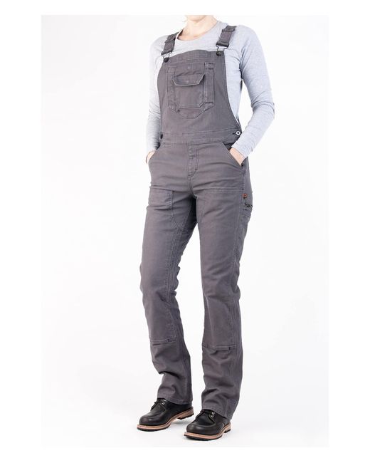 Dovetail Workwear Cotton Freshley Overalls in Gray - Lyst