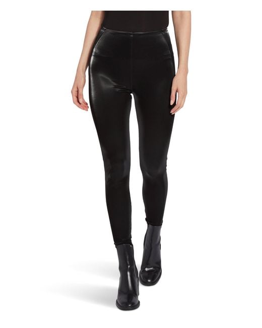 Lyssé Matilda Patent Foil Leggings in Black