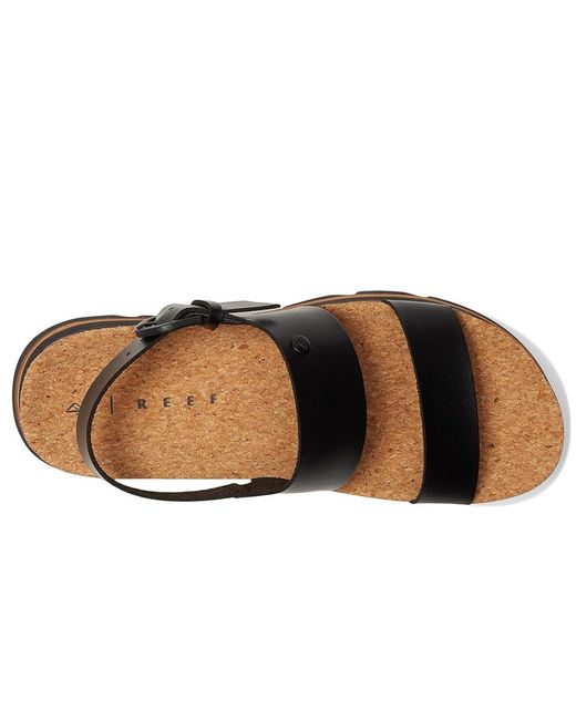 Reef Black Vista Luxe Liah Wedge Shoes 8 B