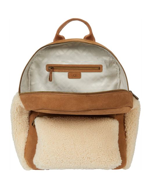 UGG Leather Dannie Ii Backpack Sheepskin in Brown - Lyst