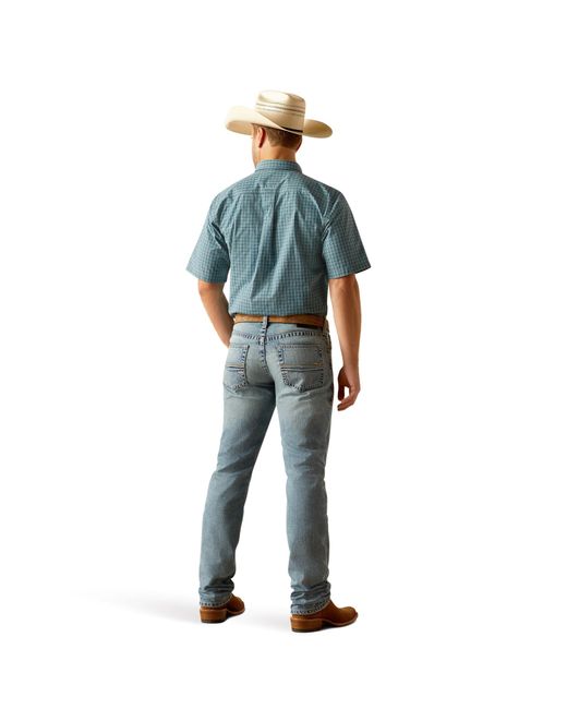 Ariat Blue M4 Relaxed Marston Straight Jeans In Corona for men