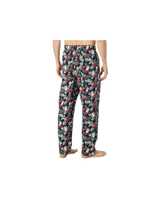 Tommy Bahama Black Long Sleeve Pajama Set Pajama Sets, Cotton for men