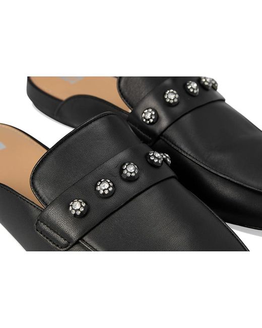 Fitflop Black Delicato Crystal-Cluster Soft Leather Mules Flat Shoes 8 M (B) Eva/Leather/Nappa