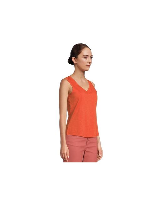 Toad&Co Red Marley Tank Top Clothing, Cotton/Elastane/Lyocell