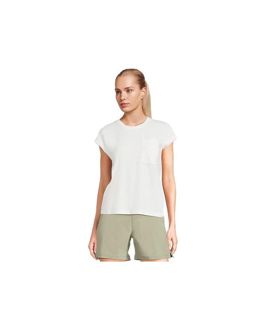 Columbia Black Boundless Trektm Short Sleeve T-Shirts Clothing, Elastane/Polyester