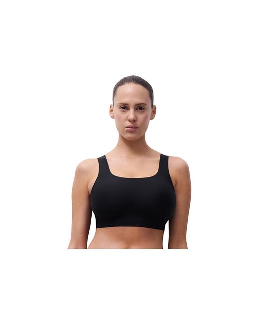 Chantelle Black Soft Stretch Scoop Neck Bralette Bra, Elastane/Polyamide
