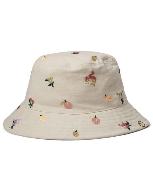 Madewell Natural Fresca Fruit Embroidered Bucket Hat
