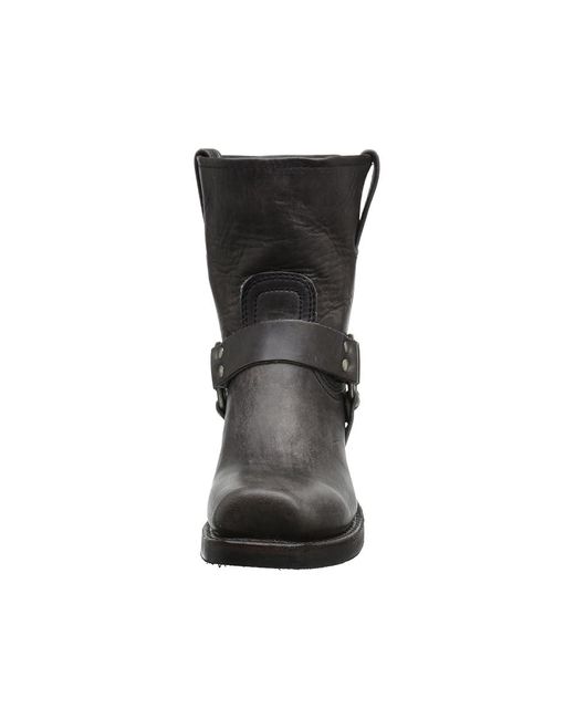 Frye Black Harness 8R (Smoke) Pull-On Boots