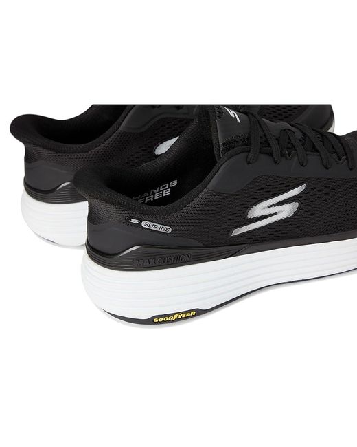 Skechers Black Max Cushioning Suspension Chrone Hands Free Slip-Ins Shoes 8.5 B