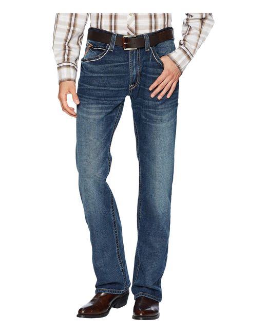 Ariat Denim M4 Low Rise Bootcut Jeans In Silverton in Taupe (Blue) for ...