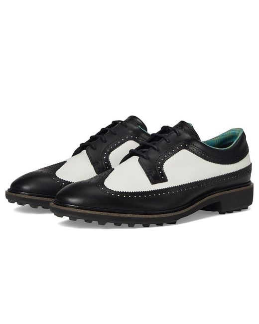 Ecco Black Classic Hybrid Wing Tip Water Resistant Shoes/ Eu 43 (Us 9-9.5) D for men