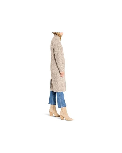 NIC+ZOE Black Sherpa Tweed Knit Topcoat Jacket 2Xl (Us 20-22) Cotton