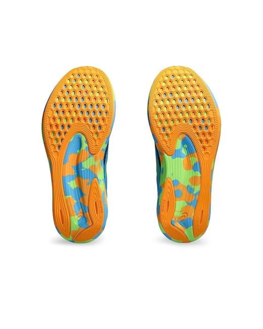 Asics Blue Noosa Tri 15 (Waterscape/Electric Lime) Shoes for men
