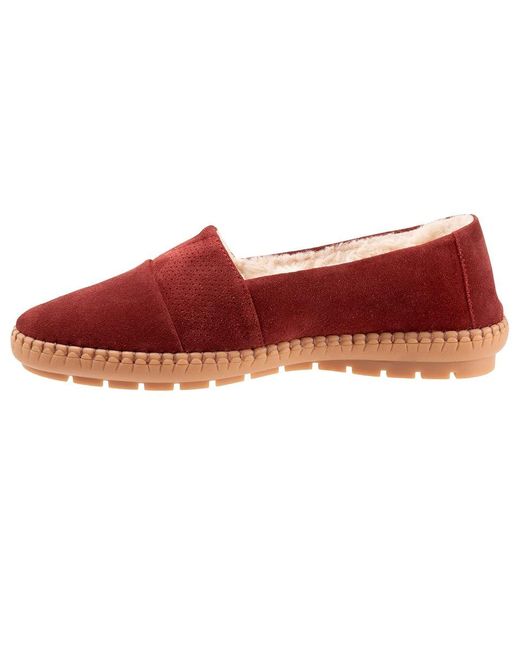 Trotters Red Ruby Plush Slippers 5 M (B)