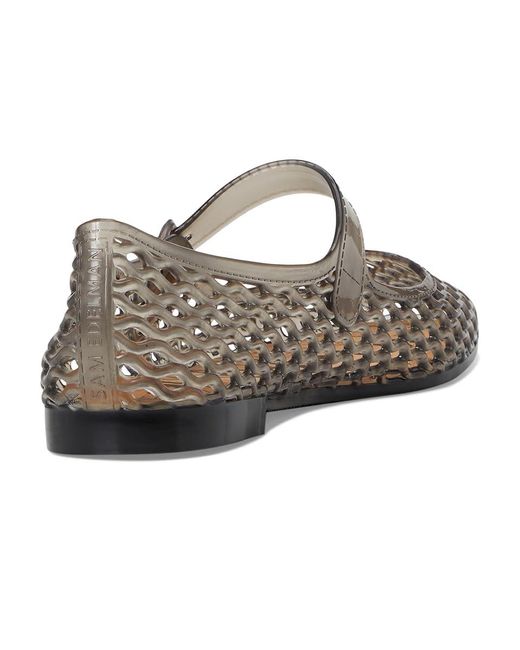 Sam Edelman Metallic Michaela Jelly Shoes, Rubber