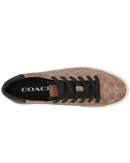 coach c126 low top sneaker black