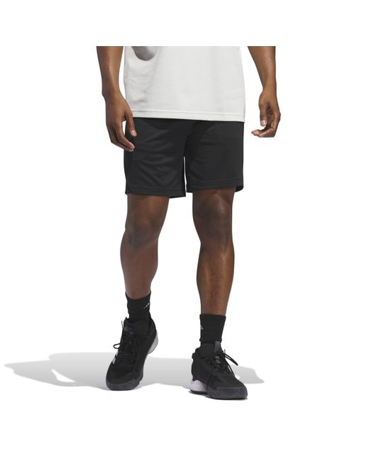 Adidas Black Legends 3-stripes Basketball 11 Shorts for men