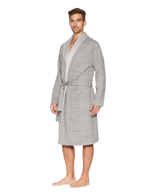 UGG Fleece Robinson Robe in Gray for Men Lyst