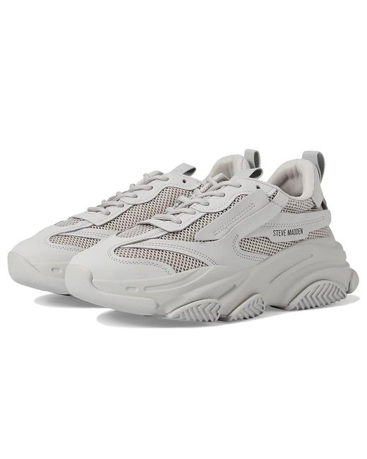 Steve Madden Gray Possession Sneaker () Shoes